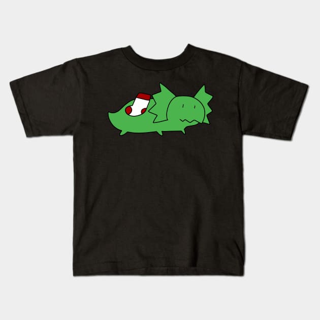 Sock Dilophosaur Kids T-Shirt by saradaboru